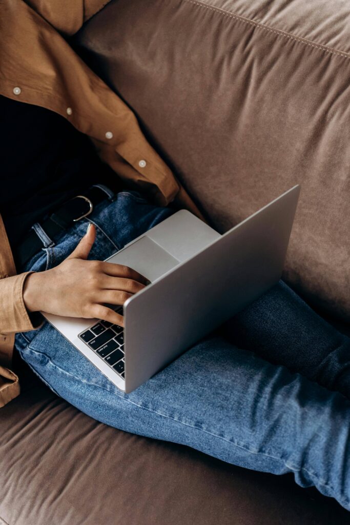 Person on a laptop | couples therapy in hermosa beach, ca | interracial relationships in south bay, ca | multicultural marriage counseling | Hermosa Beach CA 90266 | 90503 South Bay CA 90226 | 90248 A person using a laptop. As a multicultural couples therapist in South Bay, CA, I know firsthand how beneficial in-person couples counseling can be. Contact me today to discover the various issues intercultural couples therapy can address.